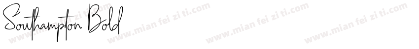 Southampton Bold字体转换